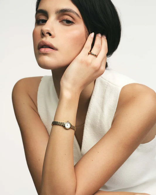 Heritage Petite Gullfarget / Hvit 16mm SKU | MB1613