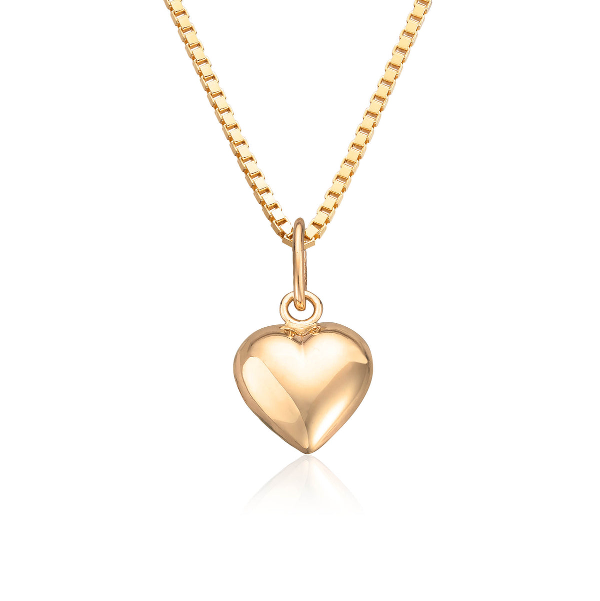 Carmen anheng i 585 gult gull, hjerte 8,5 mm for gravering