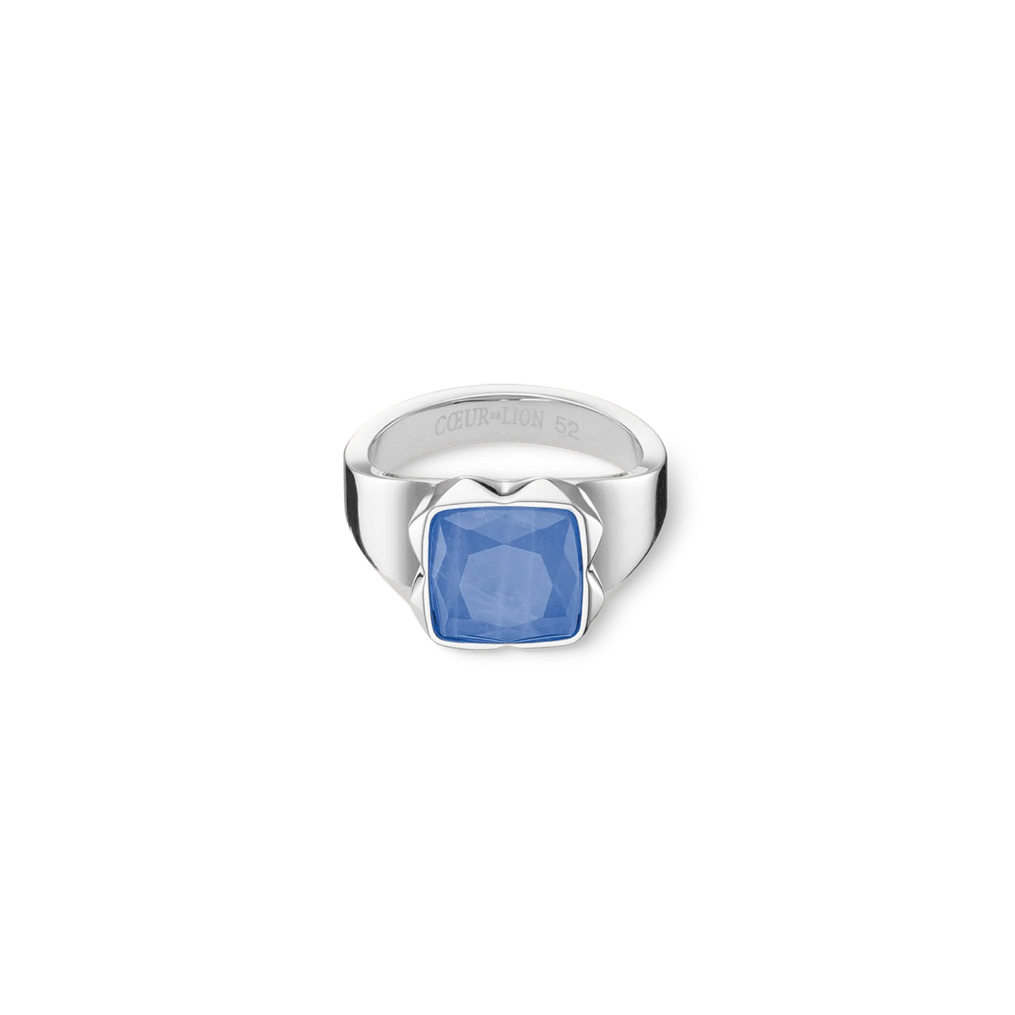 Ring Spikes Square Aventurine silver-blue 120040071752
