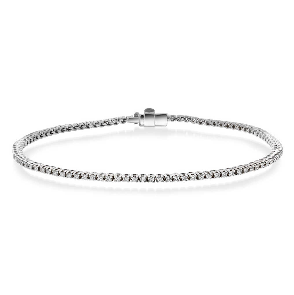 TENNISARMBÅND I GULL M/DIA 1,00 CT TWSI 1815001-100