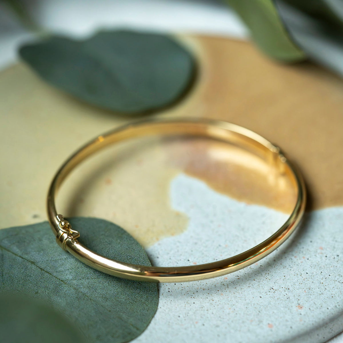 Armring i gull, oval, nr. 58100