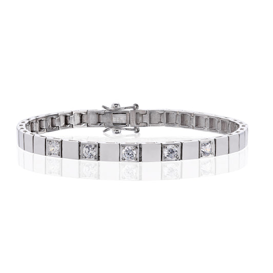 Armbånd i 585 gull med diamanter 1 ct GTW/SI, bilde 2 av 2
