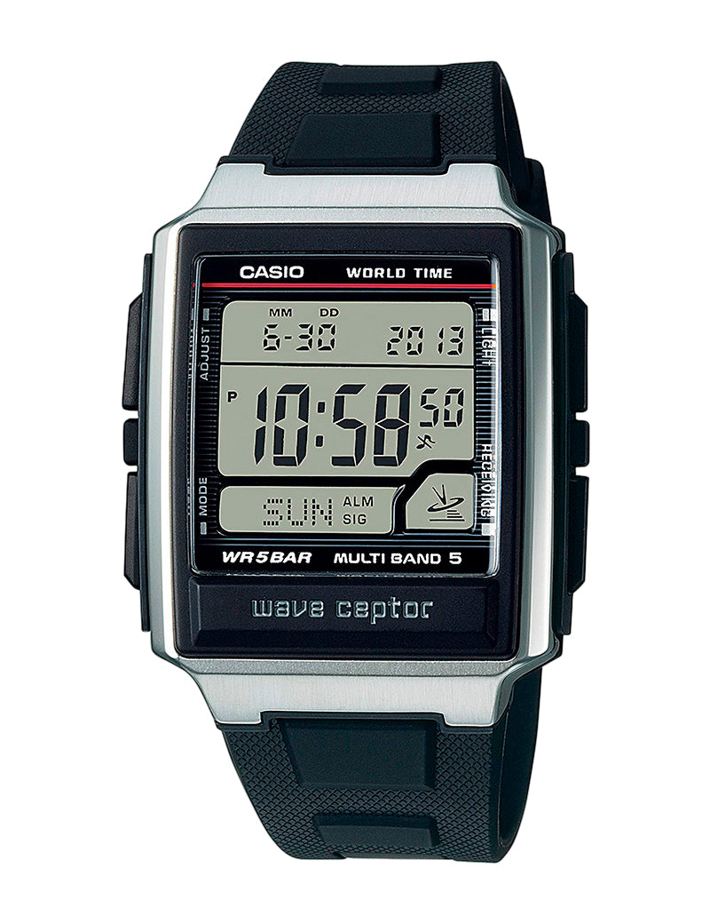 Casio Radio Controlled WV-59R-1AEF herreklokke i stål