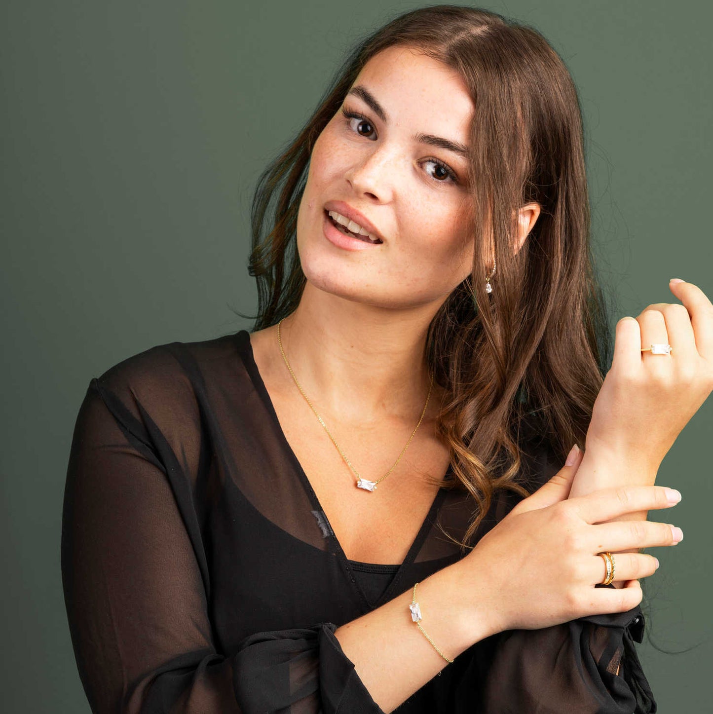 KATE ARMBÅND I SØLV MED ZIRKONIA 240182