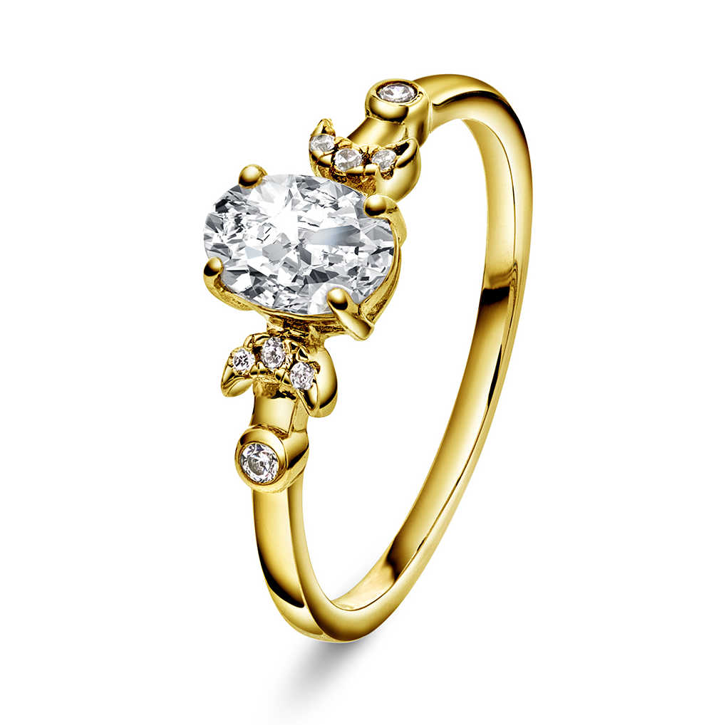 Cora ring i sølv med zirkonia 240270