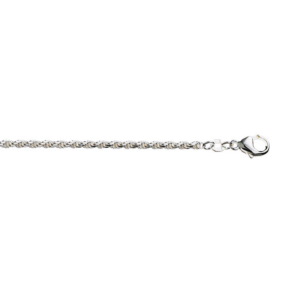 CORDEL KJEDE I SØLV 2,4 MM 45 CM 265145