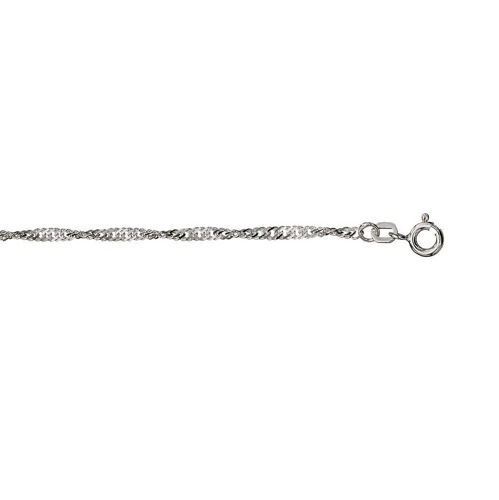 SINGAPORE KJEDE I SØLV 2,3 MM 42 CM 284442