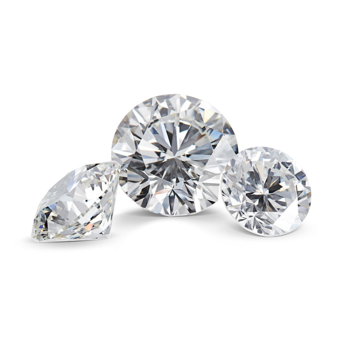Ring med 1 diamant 0,07 ct