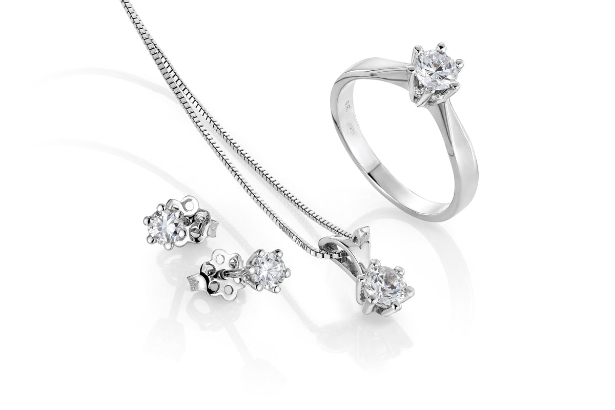 Svolder ring i 585 gull med diamant 0,8 ct VS, bilde 3 av 3