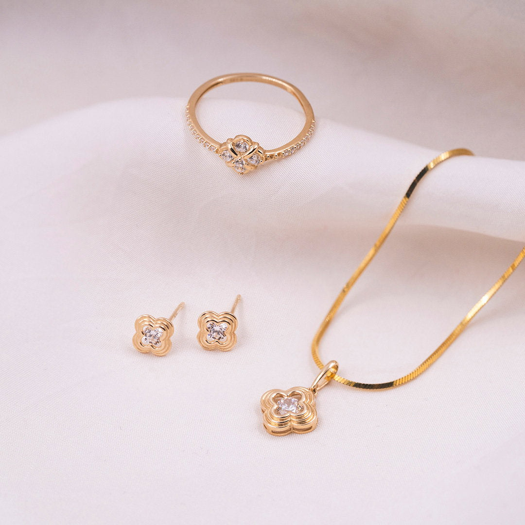 Ring i 585 gult gull med zirkonia 6,8 mm, bilde 3 av 3