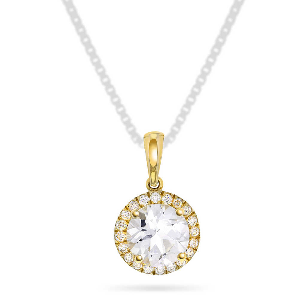 ANHENG I GULL MED DIAMANTER 0,12 CT WSI 59371