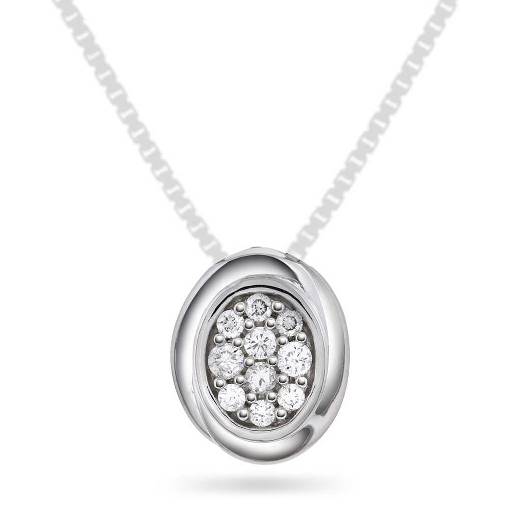 ANHENG I GULL MED DIAMANTER 0,15 CT WP 59402