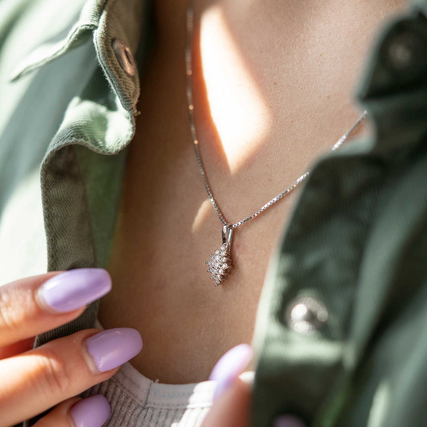 ANHENG I GULL MED DIAMANTER 0,33 CT WP 59429