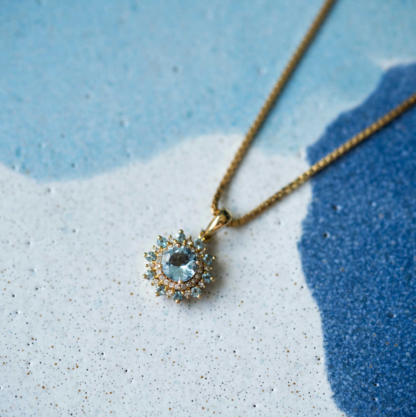 ANHENG I GULL MED DIAMANTER 0,07 CT WP 59635