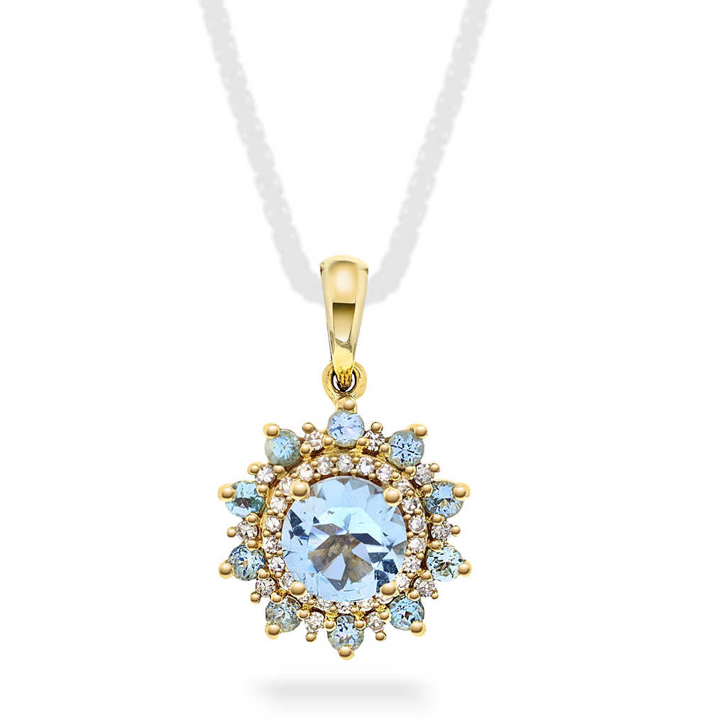 ANHENG I GULL MED DIAMANTER 0,07 CT WP 59635