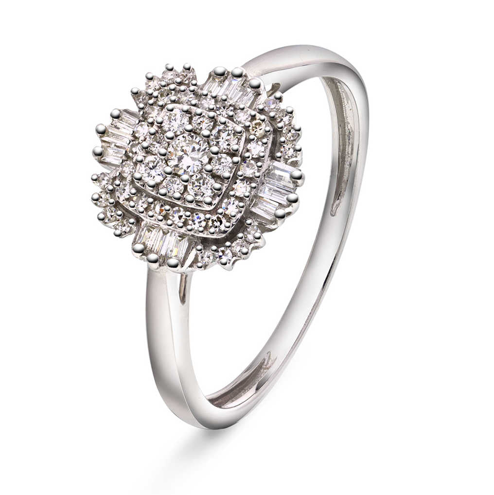 RING I GULL MED DIAMANTER 0,25 CT WP 59638
