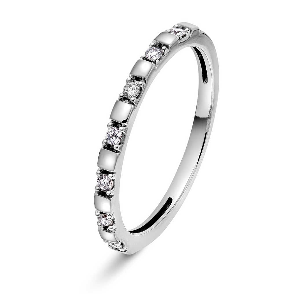 Ring i gull med diamanter 0,10 ct WP 59746