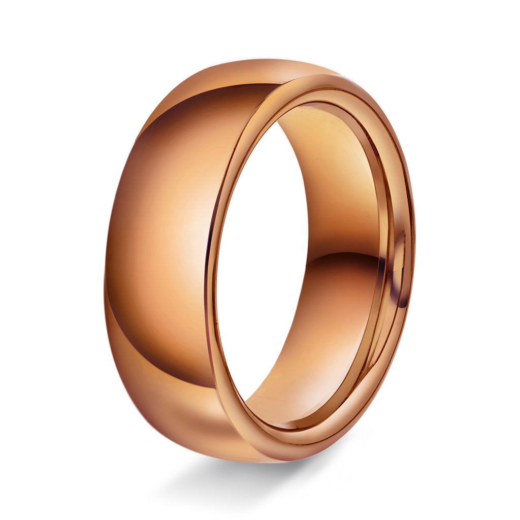 Ring i 14 karat rosé gull, innvendig oval, bilde 6 av 6