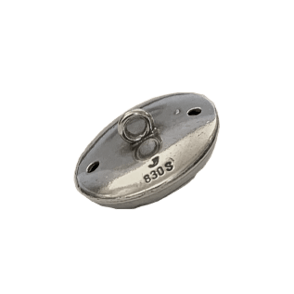 Knapp 15 mm med botn, oksidert 643100
