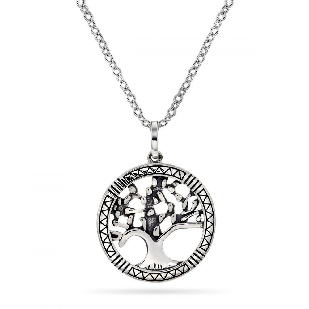 67958 - Oksidert sølvanheng Livets tre - Bjerveur.no67958 - Oksidert sølvanheng Livets tre