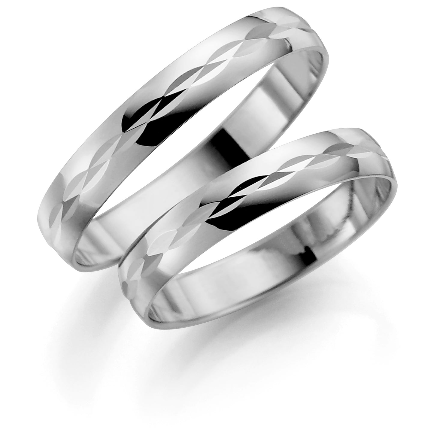 Deg&Meg Ring SE122 - Hvitt gull