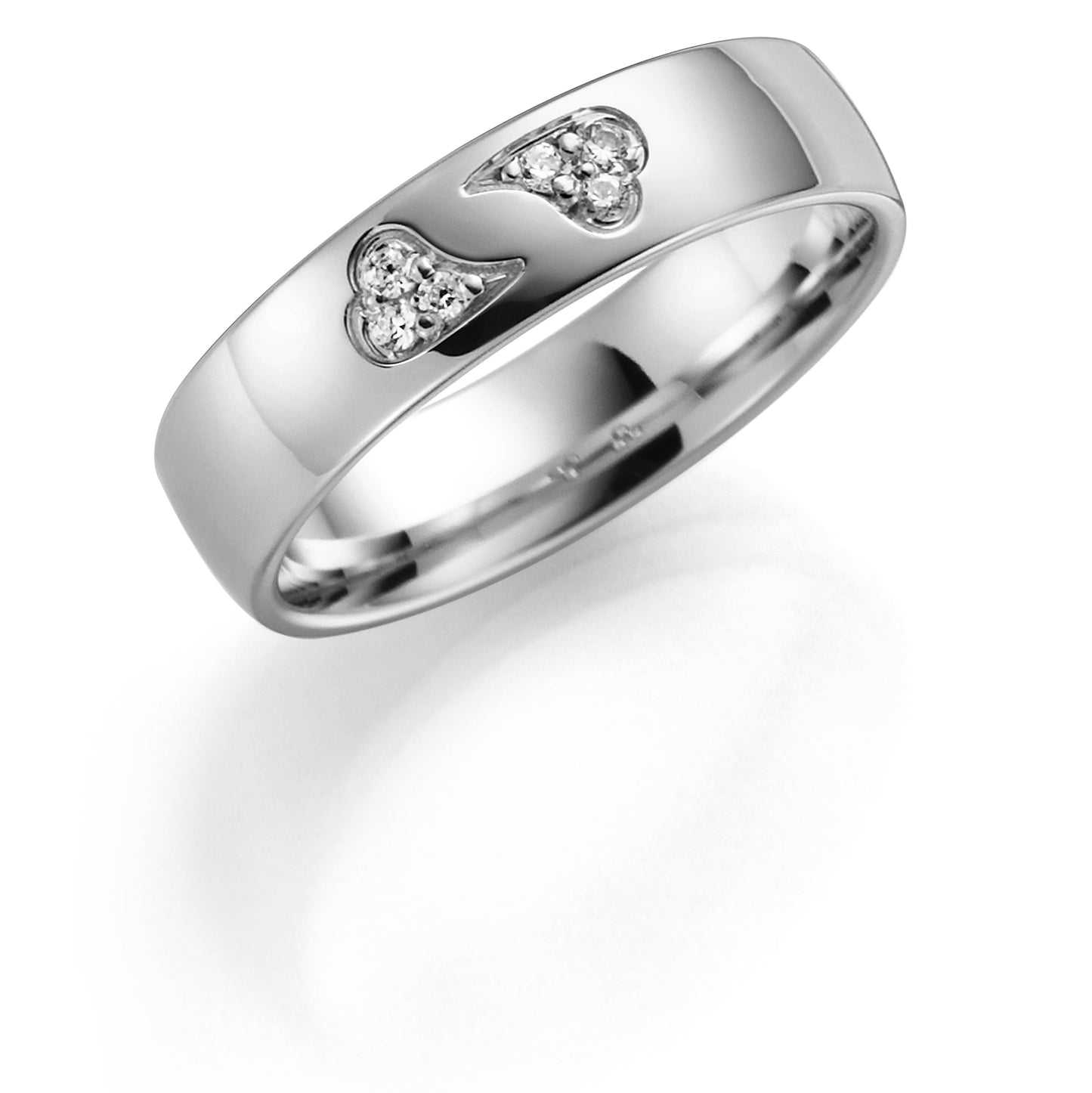 Deg&Meg Ring SE146 - Hvitt gull