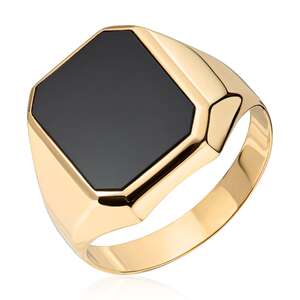 Herre ring onyx 585 Artikkelnr: 57029