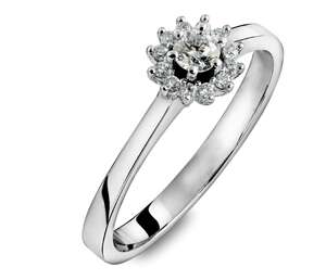 Alexandra ring 0,23ct WSI 585 Artikkelnr: 57057