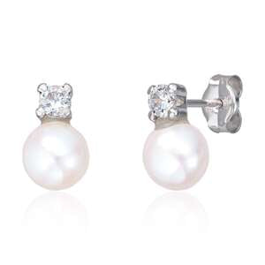 Ørepynt perle 0,22ct WSI HV 585 Artikkelnr: 47550