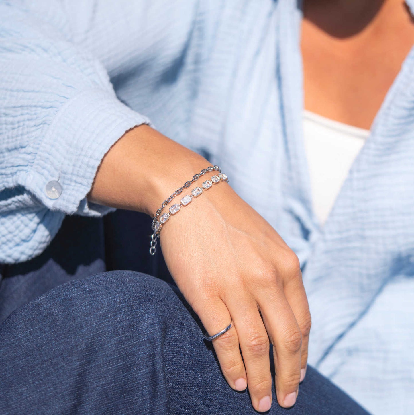 Armbånd i sølv 710269