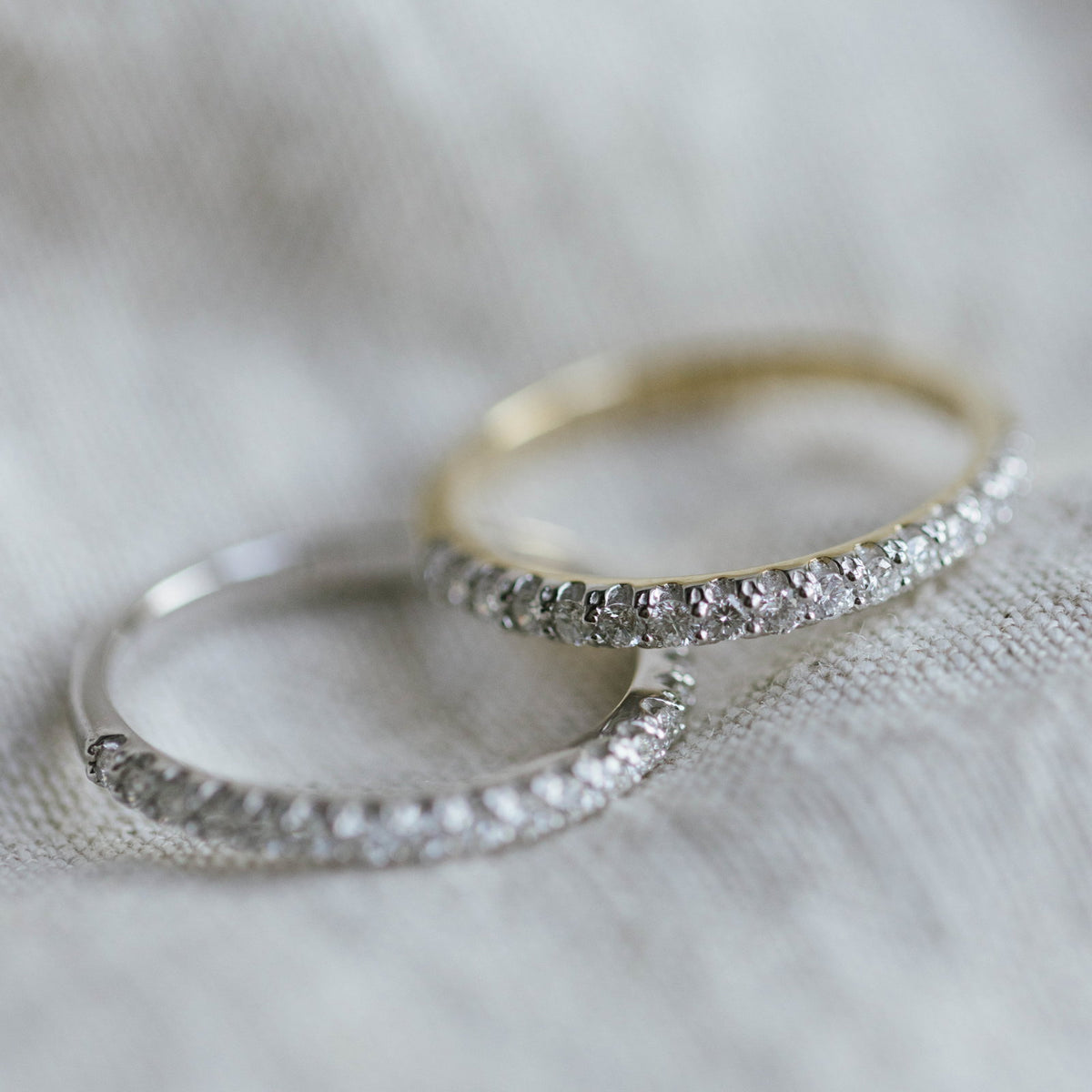 Ring i 14 karat gult gull med diamant 0,25 ct, 2,1 mm, bilde 4 av 4