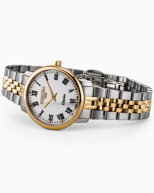 Roamer Classico 971857 48 25 50 dameklokke i stål, bilde 2 av 5
