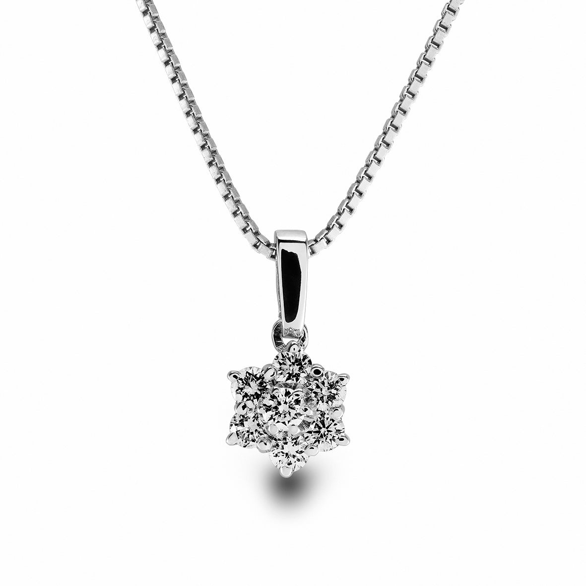 Carmen anheng Fiona i 585 gull med diamant 0,5 ct, 9,1 mm, bilde 2 av 2