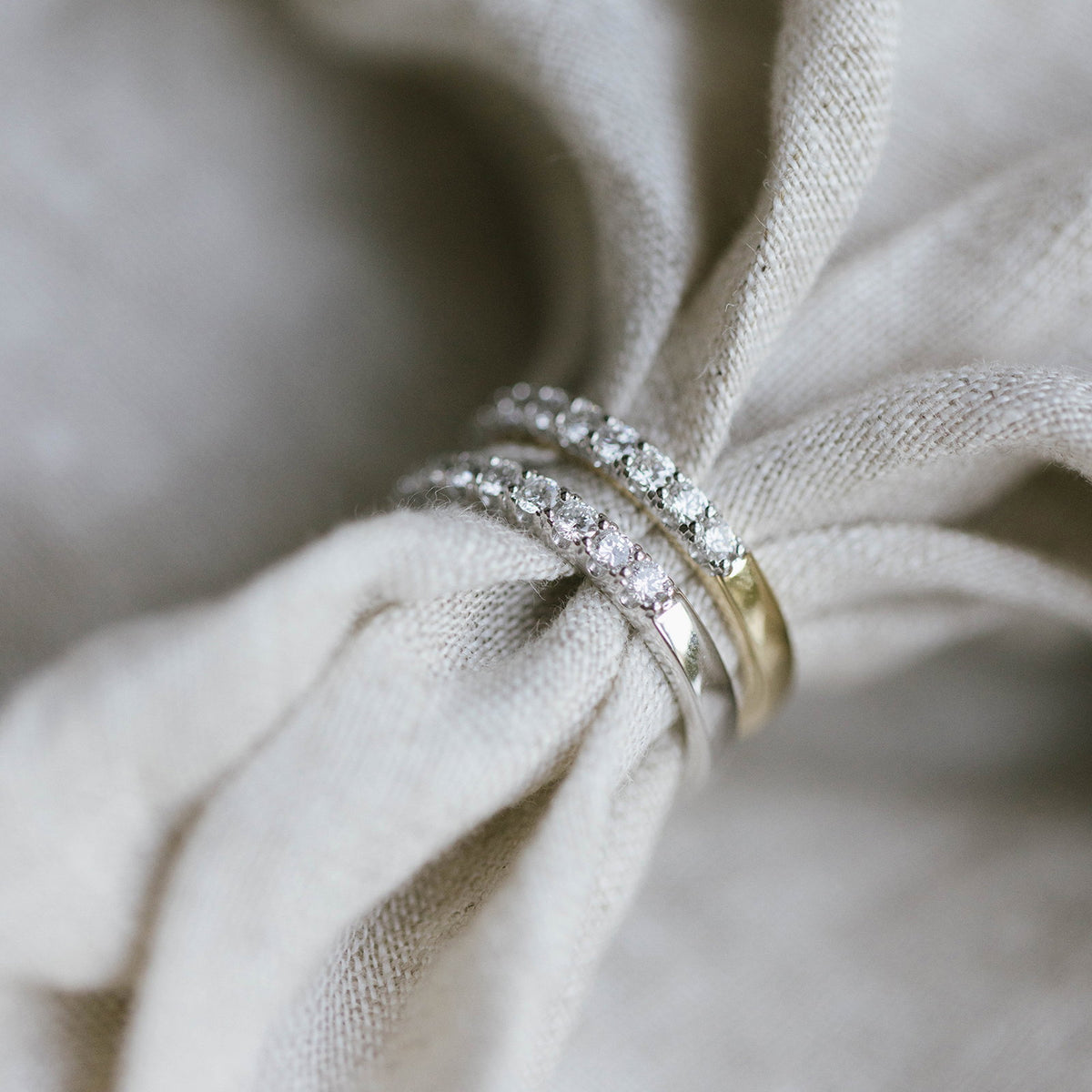 Ring i hvitt gull med diamant 0,50 ct 2,7 mm bred, bilde 4 av 4
