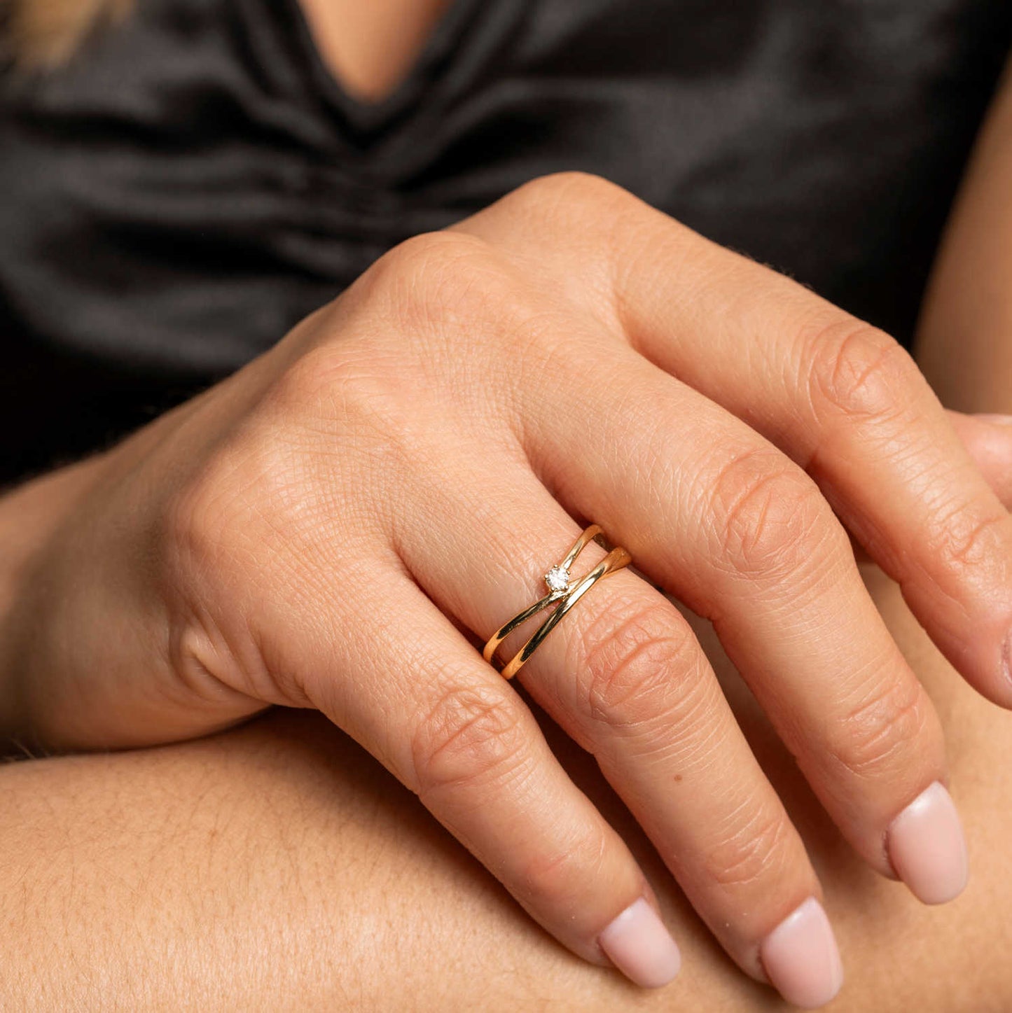 RING I SØLV MED ZIRKONIA 991814