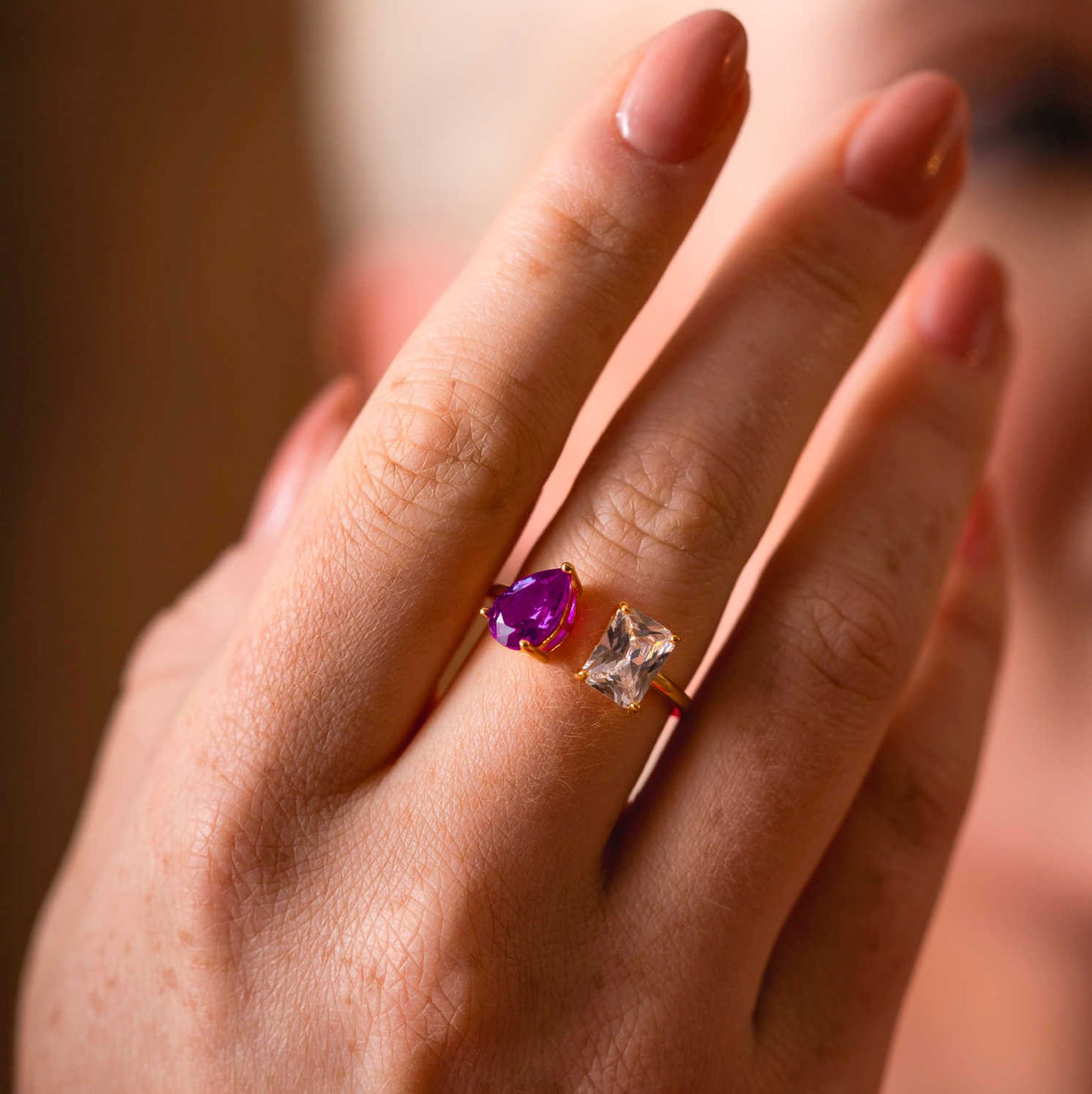 Viva Vegas ring i sølv med zirkonia 992081