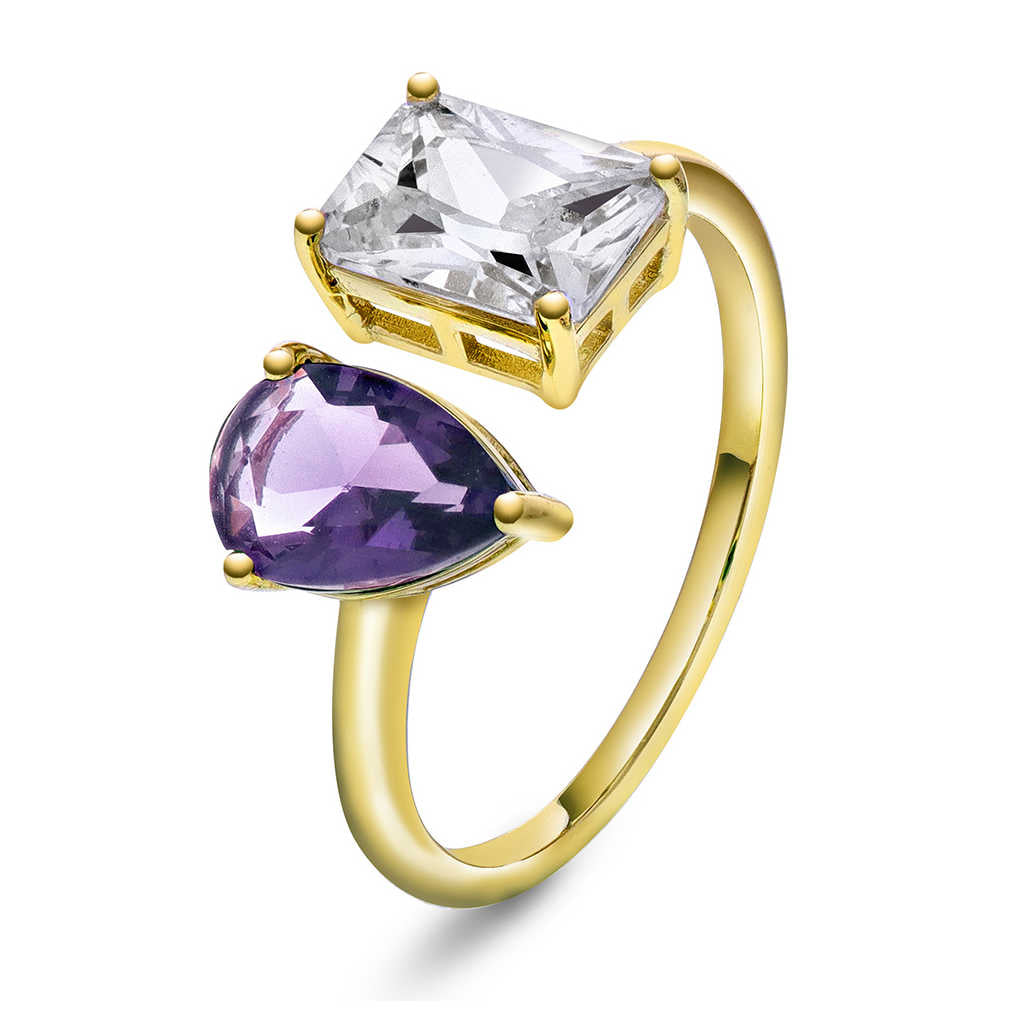Viva Vegas ring i sølv med zirkonia 992081