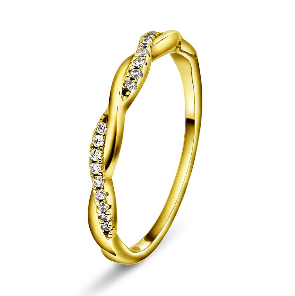 Friendship ring i sølv med zirkonia 992265
