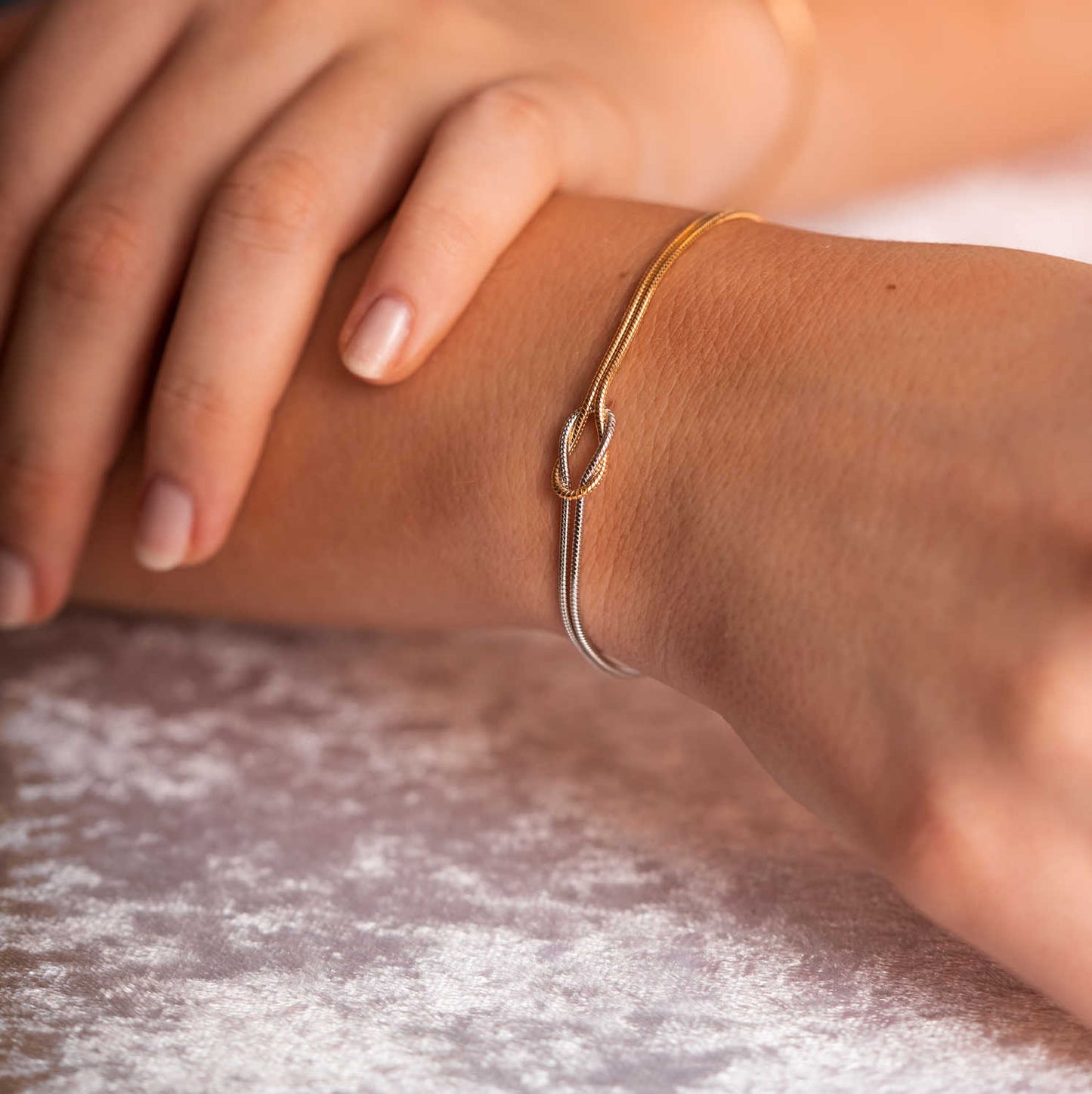 Unity armbånd i sølv duo 992327
