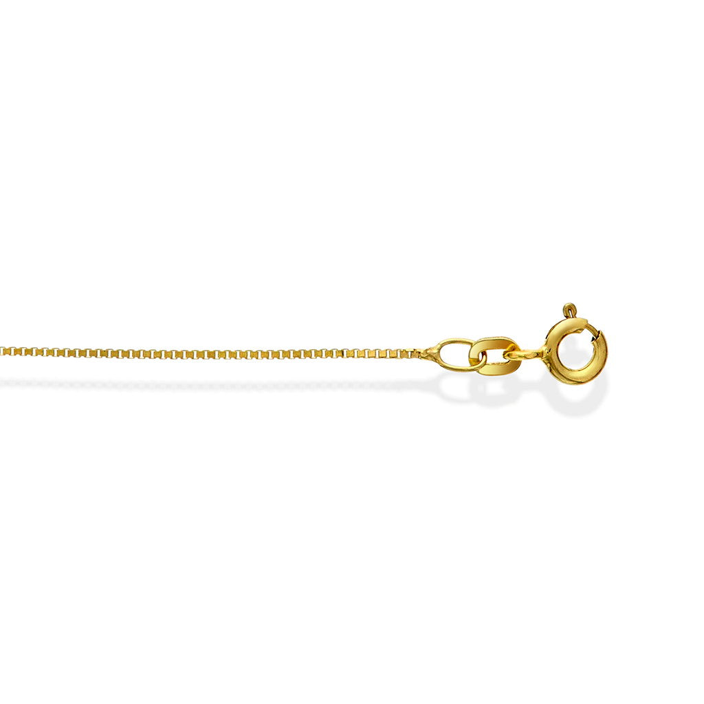 Veneziansk halskjede i 585 gult gull 0,8 mm, 36 cm