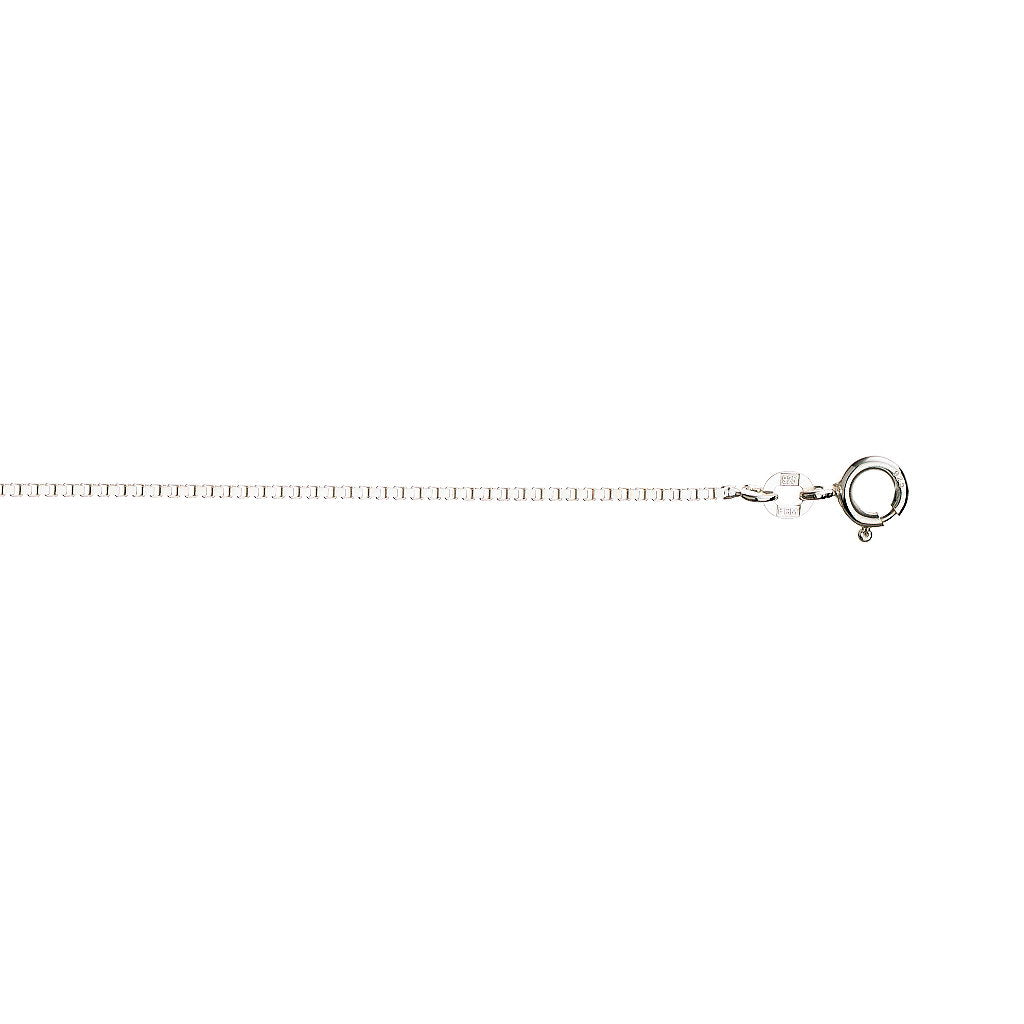Halskjede i 925 sølv, veneziansk 1,5 mm, 42 cm