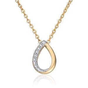 Anheng i 14K gult gull med 0,003ct WSI diamanter Artikkelnr: 27484 - Bjerveur.noAnheng i 14K gult gull med 0,003ct WSI diamanter Artikkelnr: 27484