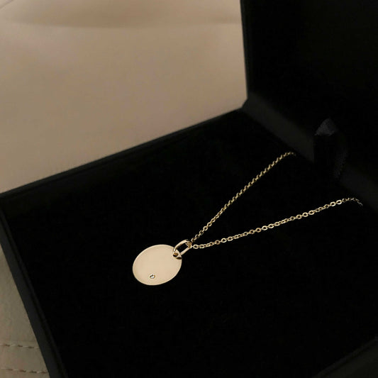 ANHENG I GULL MED DIAMANT 0,005 CT WSI 56635 - Bjerveur.noANHENG I GULL MED DIAMANT 0,005 CT WSI 56635