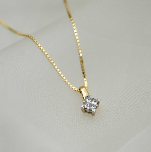 ANHENG I GULL MED DIAMANTER 0,20 CT WP 59611 - Bjerveur.noANHENG I GULL MED DIAMANTER 0,20 CT WP 59611