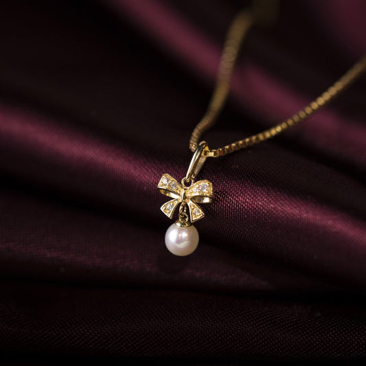 Anheng i gull med ferskvannsperle 59957 - Bjerveur.noAnheng i gull med ferskvannsperle 59957