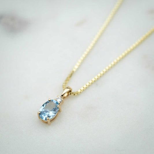 ANHENG I GULL MED SYNTETISK BLÅ SPINELL 59591 - Bjerveur.noANHENG I GULL MED SYNTETISK BLÅ SPINELL 59591