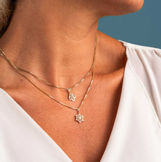 Anheng i gull med zirkonia 59596 - Bjerveur.noAnheng i gull med zirkonia 59596