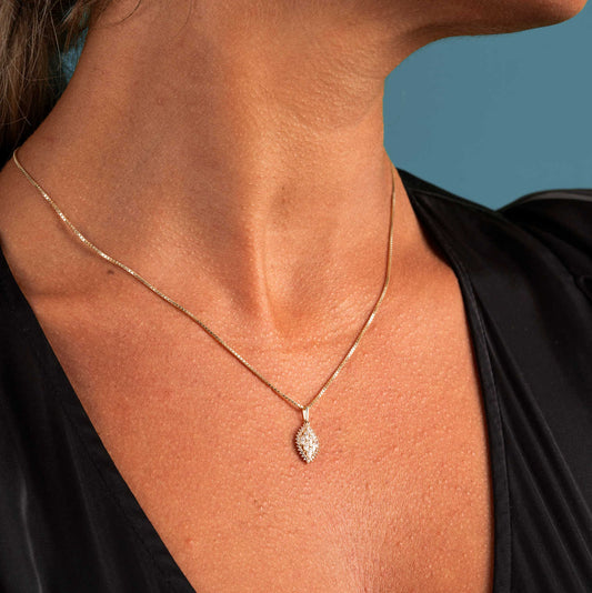 Anheng i gull med zirkonia 59630 - Bjerveur.noAnheng i gull med zirkonia 59630