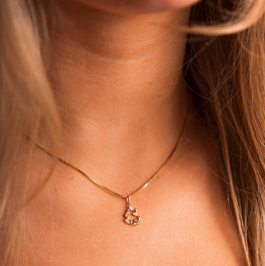 Anheng i gull med zirkonia 59773 - Bjerveur.noAnheng i gull med zirkonia 59773