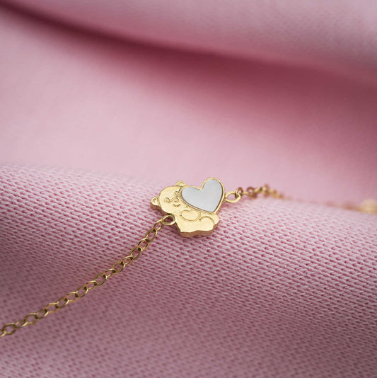 Armbånd i gull med perlemor bams 25448 - Bjerveur.noArmbånd i gull med perlemor bams 25448